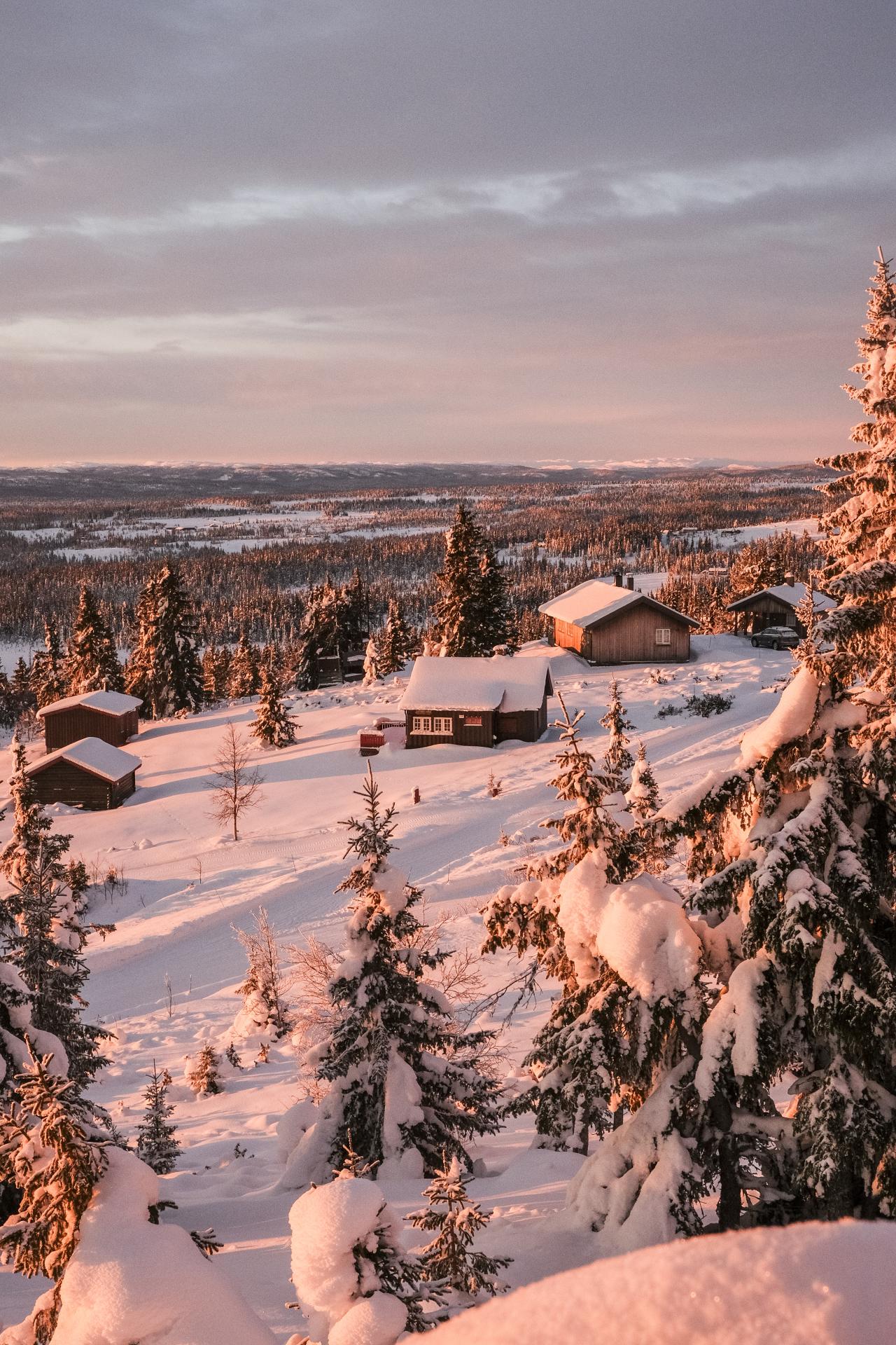 La Norvège en hiver